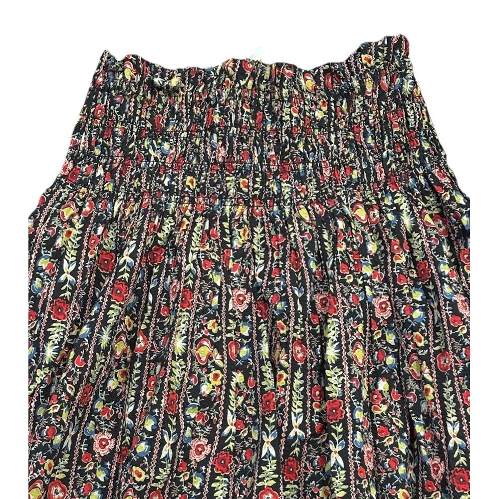 The GREAT The Canary Floral A-Line Midi Skirt Floral Women's 1 Small MSRP $275 - Picture 8 of 12